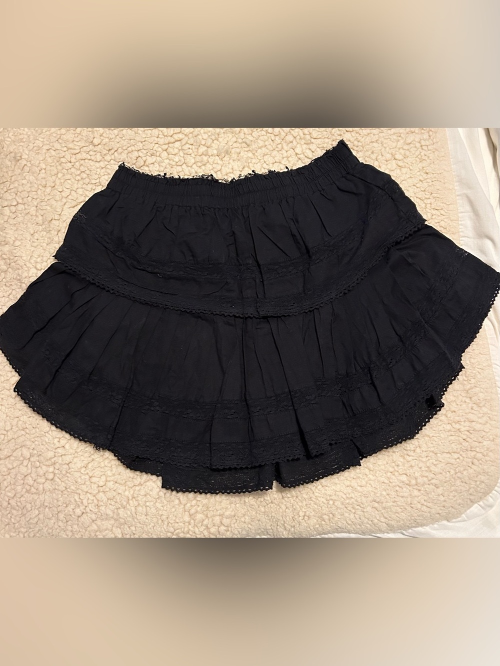 LoveShackFancy Ruffle Mini Skirt - Picture 2 of 6